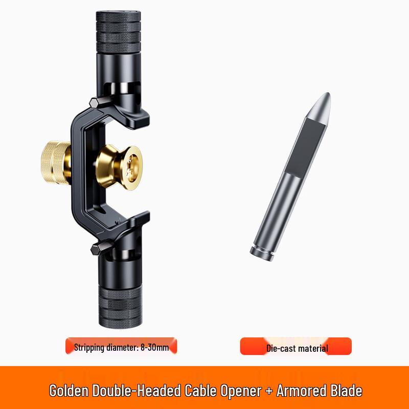 Dual-Head Armored Cable Slitting Tool
