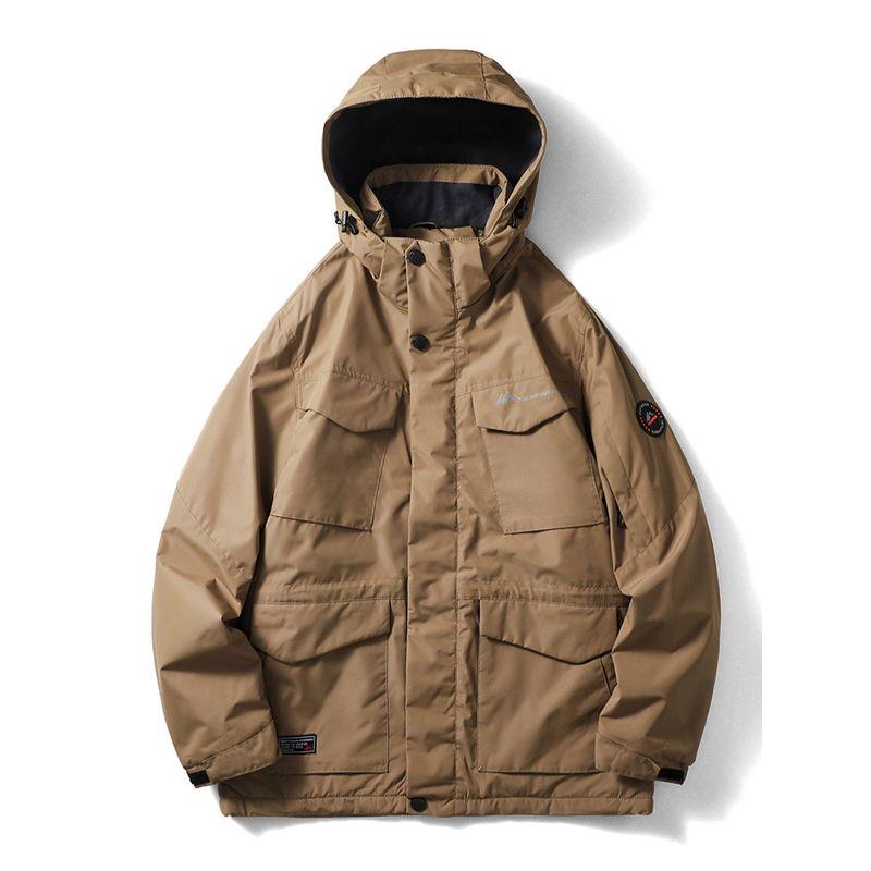 American M65 Safari Jacket Jacket Trench Coat Men's Fall/Winter Fleece-lined Padded Overalls Jacket Export Cattle Goods Shell Jacket