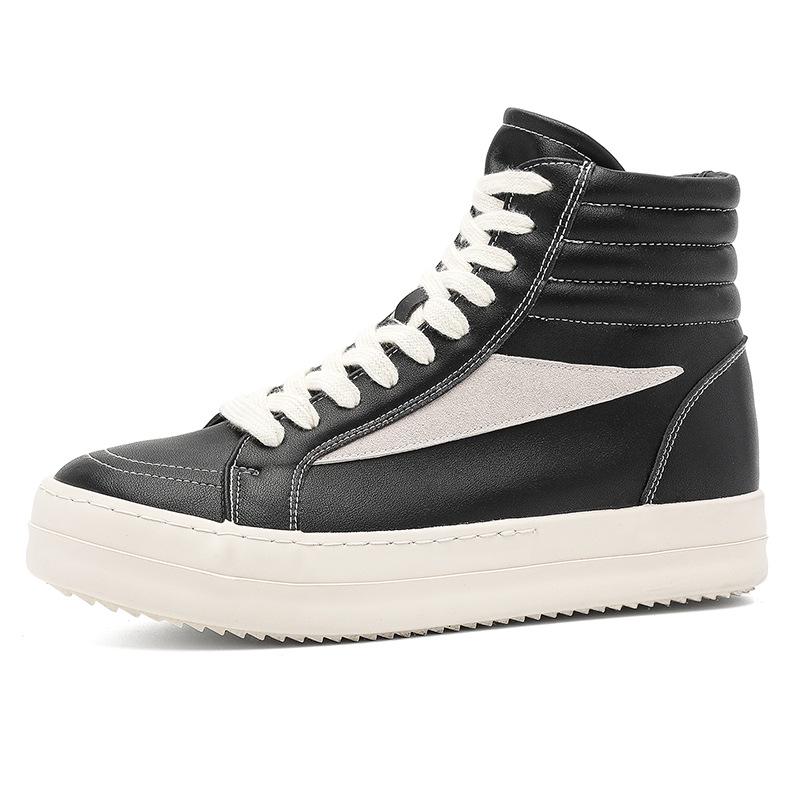 Autumn 2025 Men's Trendy High-Top Sneakers: Versatile Outdoor Fashion Shoes