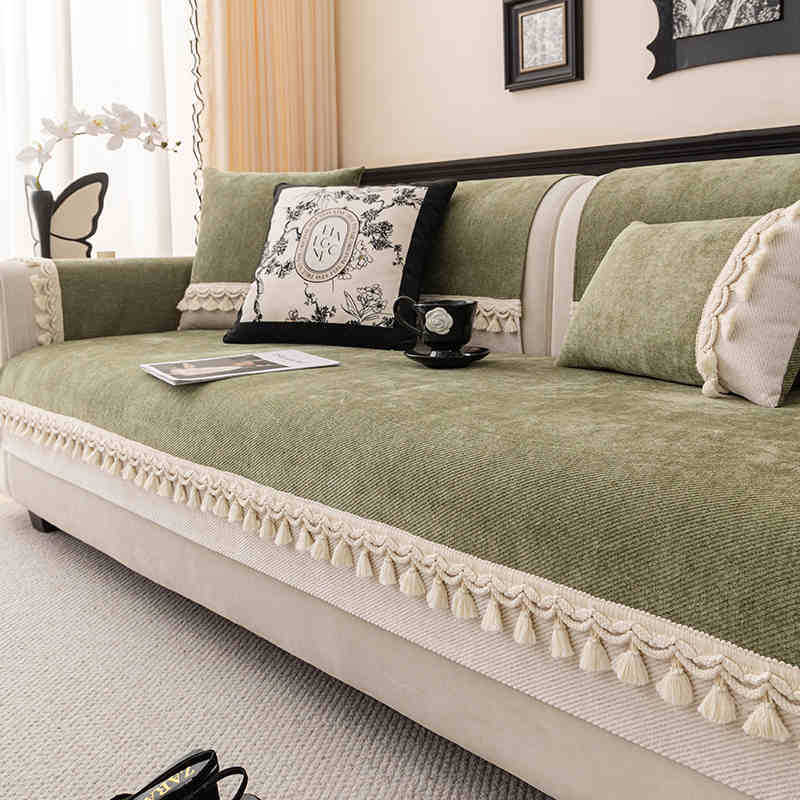 Sofa Cushion Universal In All Seasons, New High-end Non-slip Seat Cushion, Washable, Non-pilling Sofa Cover Cover Cloth Towel