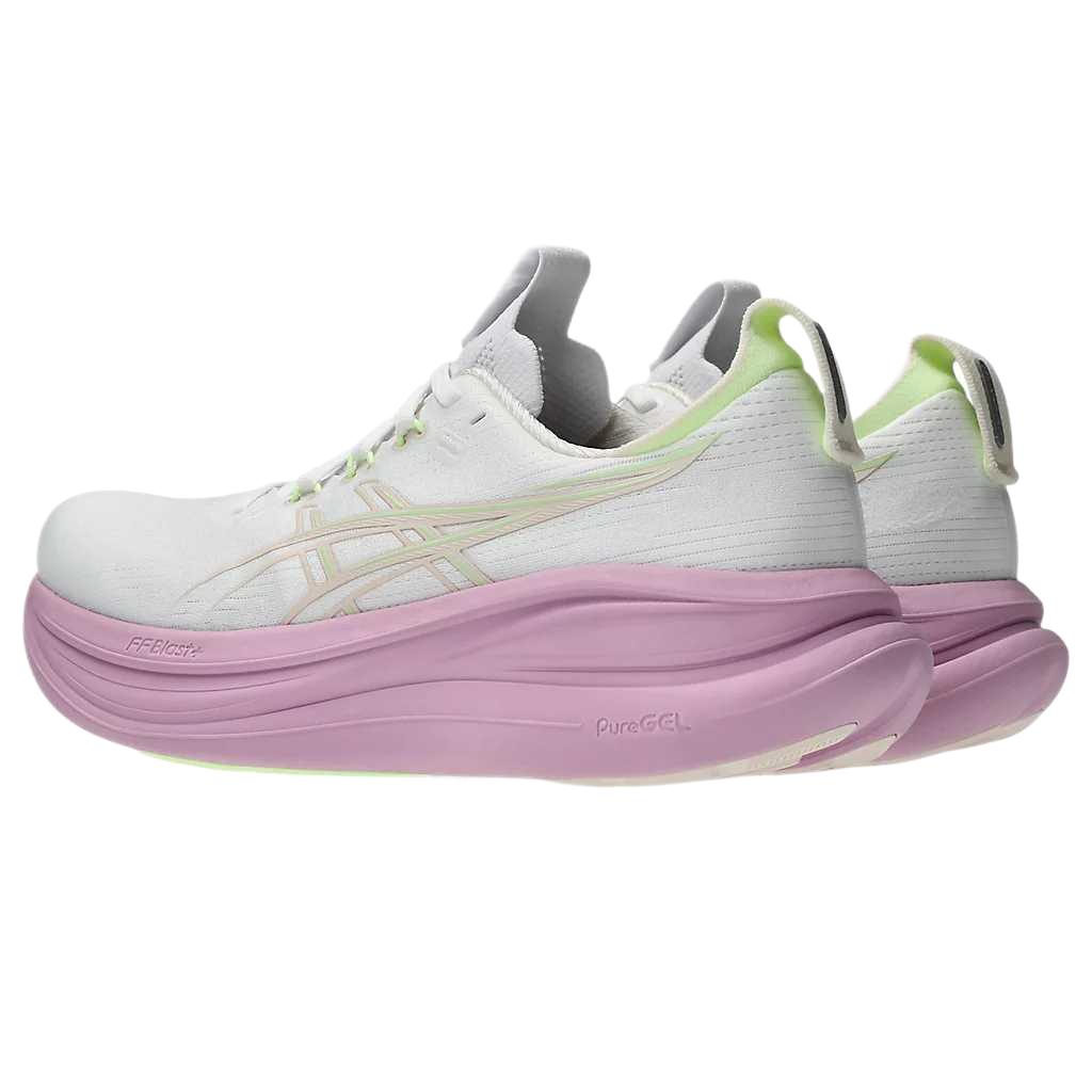 ASICS GEL NIMBUS 28 Running Shoes Women's Low Top White/Hazy Lilac