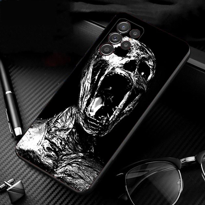 Phone Case For Samsung Galaxy S26 S25 S24 S23 S22 S21 Ultra S24 S23 S22 S21 S25 Plus S24 FE Horror Ghost Girl Art
