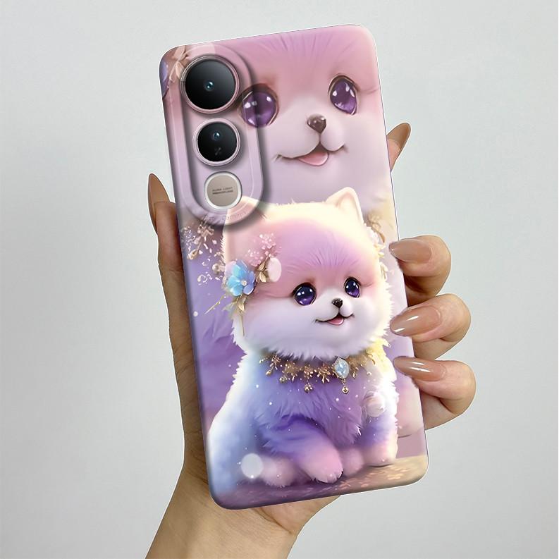 For Vivo V50 Lite 5G Phone Case Aesthetic Luxury Soft Silicone Shockproof Camera Lens Protective Back Covers Anti Slip Fundas