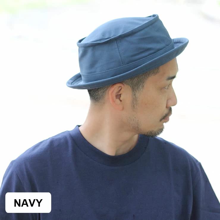 Pork Pie Summer Large Made In Deep Solid Cotton Bucket Hat [regnuu] Men's Hat, Hat, Sizes 63cm, 62cm, 61cm, Japan, Fit, Women's, Golf, Spring,