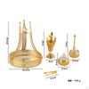 5 Pieces Arabian Incense Burner Scent Dish Collection Set Luxury Gilded