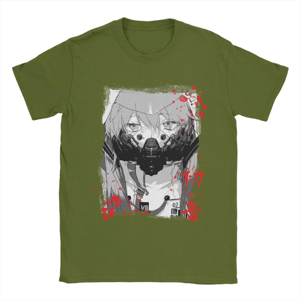 Vocaloid Hatsunes Mikus 08 T Shirts for Men Pure Cotton Funny TShirts O Neck  Tees Short Sleeve Clothes Plus Size