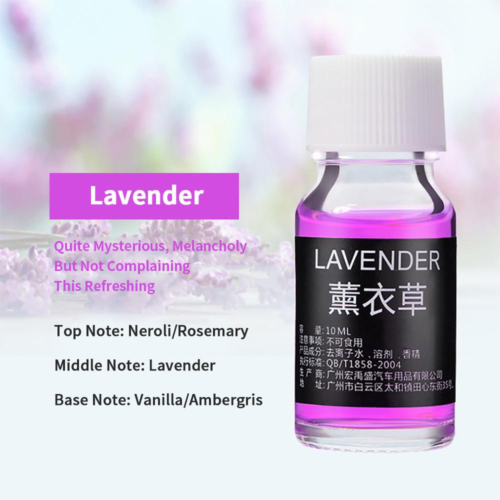 10ml Air Freshener Car Perfume Refill Natural Plant Essential Oil Aroma Diffuser Fragrance Humidifier Essential Oil Freshener