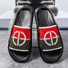 Außenhandel Herren Sommerbekleidung vielseitige neue Zuhause Freizeit weiche Sohle Herren Ein-Wort Strand coole Slipper