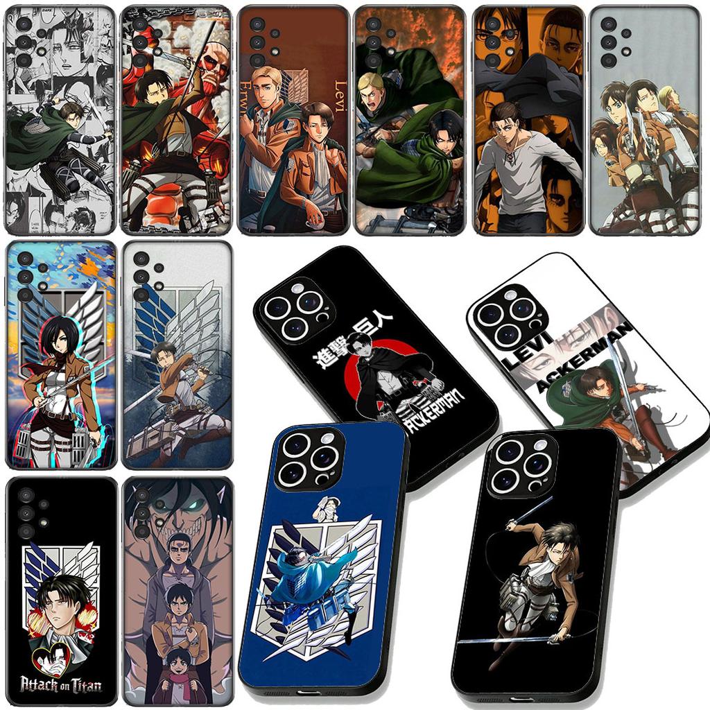 Jaeger Levi Attack on titan Eren Phone Case for Huawei P20 P30 Mate 20 Lite Pro Y7a Y6P Y7 2019 Nova 5T 3I Mate20 Soft Cover