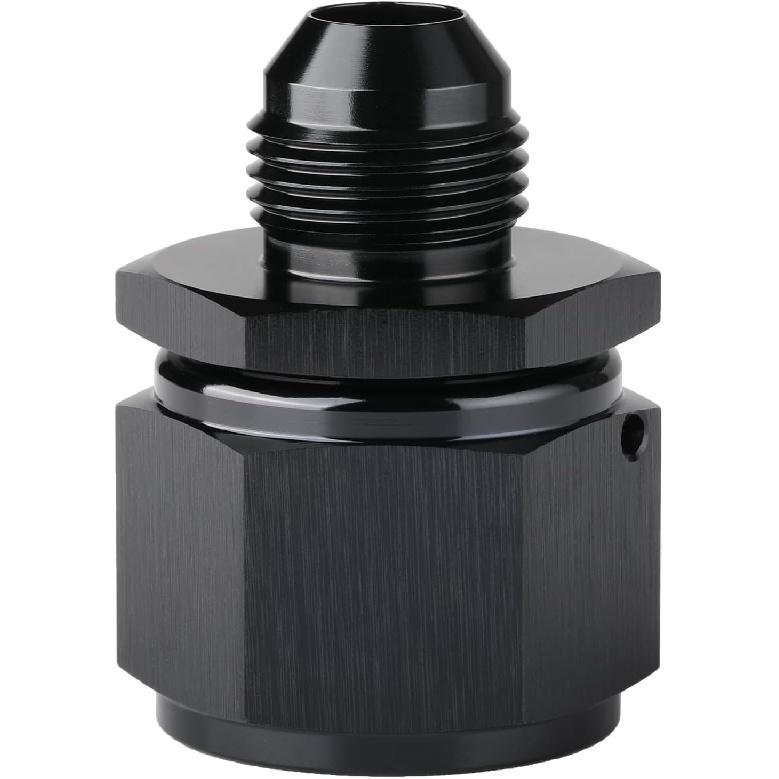 6AN Female Swivel To 8AN Male Flare Expander Fitting Adapter Aluminum Black