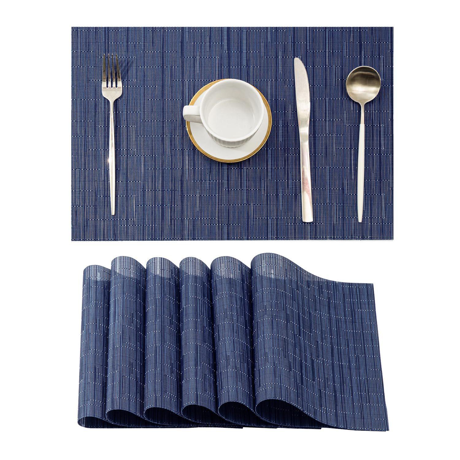 

Square Teslin Environmentally Friendly Pvc Placemat 30-45 Thermal Insulation Anti Slip Dining Table Cup Mat Western Food Mat