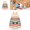 Montessori Stacking Toy For Children Silicone Sensory Development Educational Playset