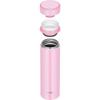 Thermos Water Bottle Vacuum Insulated Mobile Mug 500ml Light Pink JOG-500 LP