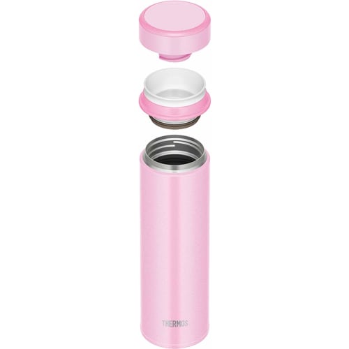 Thermos Water Bottle Vacuum Insulated Mobile Mug 500ml Light Pink JOG-500 LP