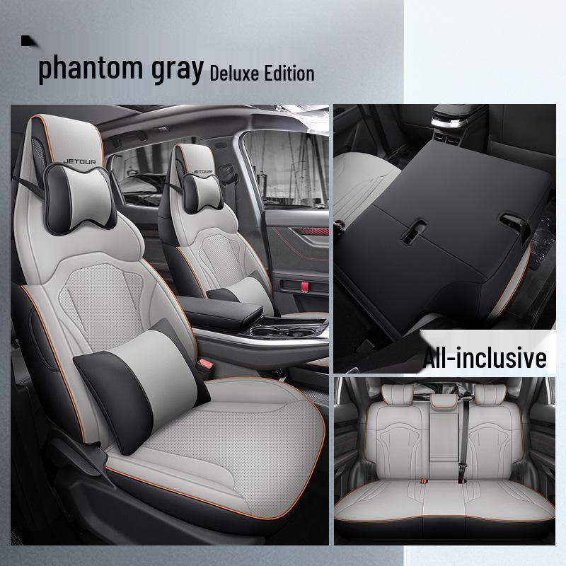 LTCS Jietu Dasheng Sporty Leather Car Seat Cushion - All Seasons Fit