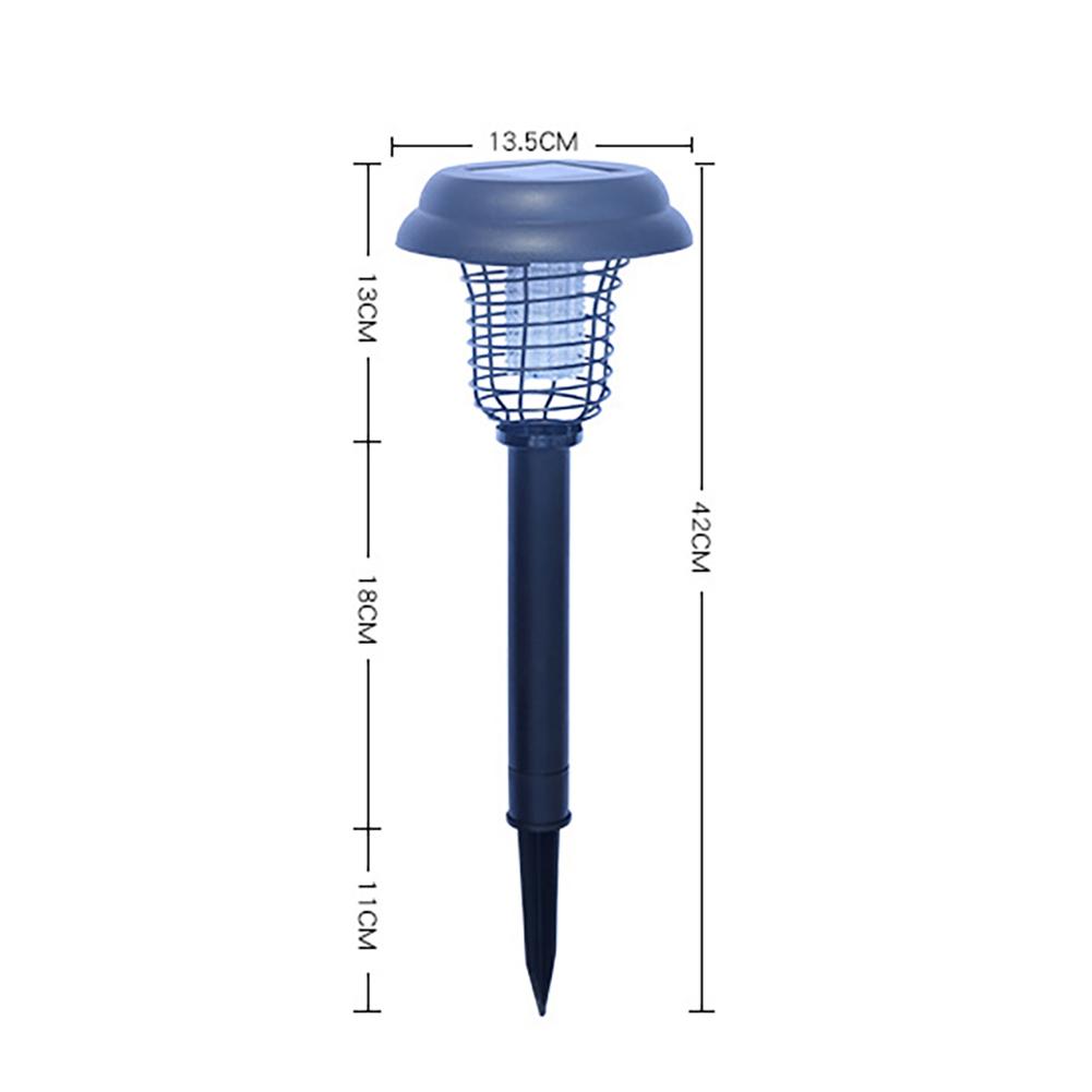 Solar Bug Zapper, Outdoor Mosquito Zapper With 2 Light Modes, 3 Position Toggle Switch, Safety Net And Anti Leakage System, Mosquito Repellent Lamp