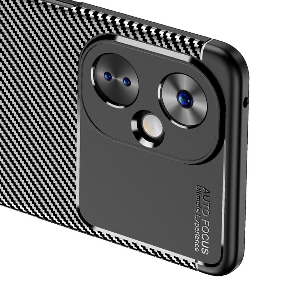 For OnePlus Nord CE 3 Lite 5G/Nord N30 5G Carbon Fiber Texture Case Soft TPU Drop Protection Phone Cover