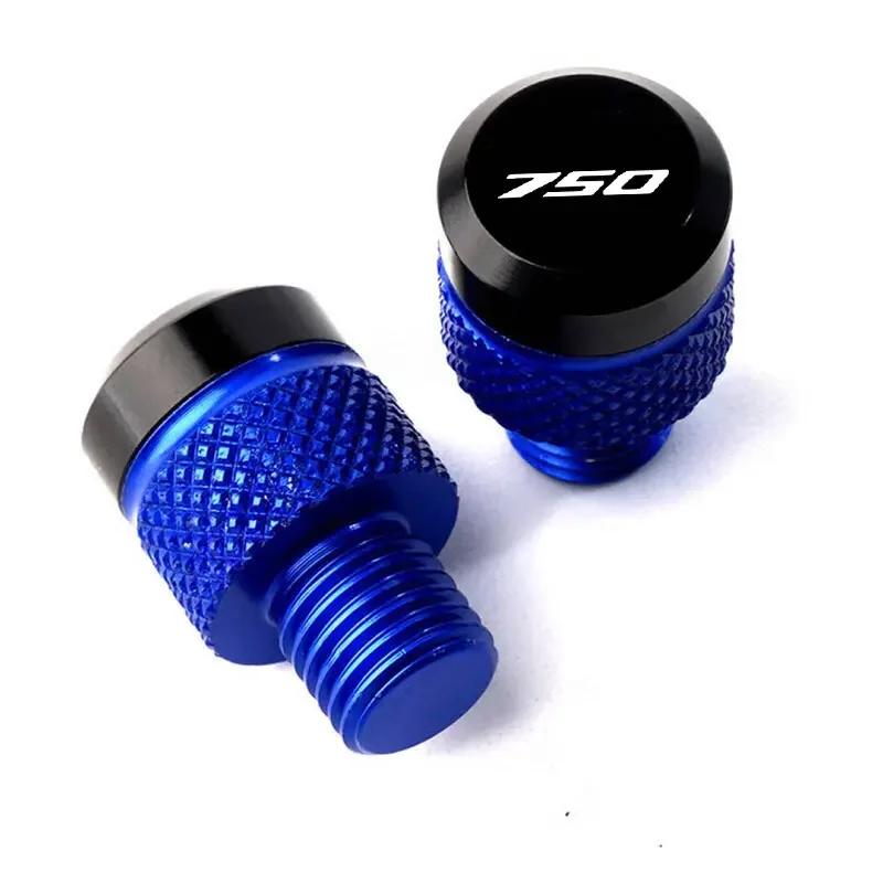 2pcs Motorcycle Accessories CNC Aluminum Mirror Hole Plug Screw Bolt For Kawasaki Z750 Z 750 Z750S Z750R
