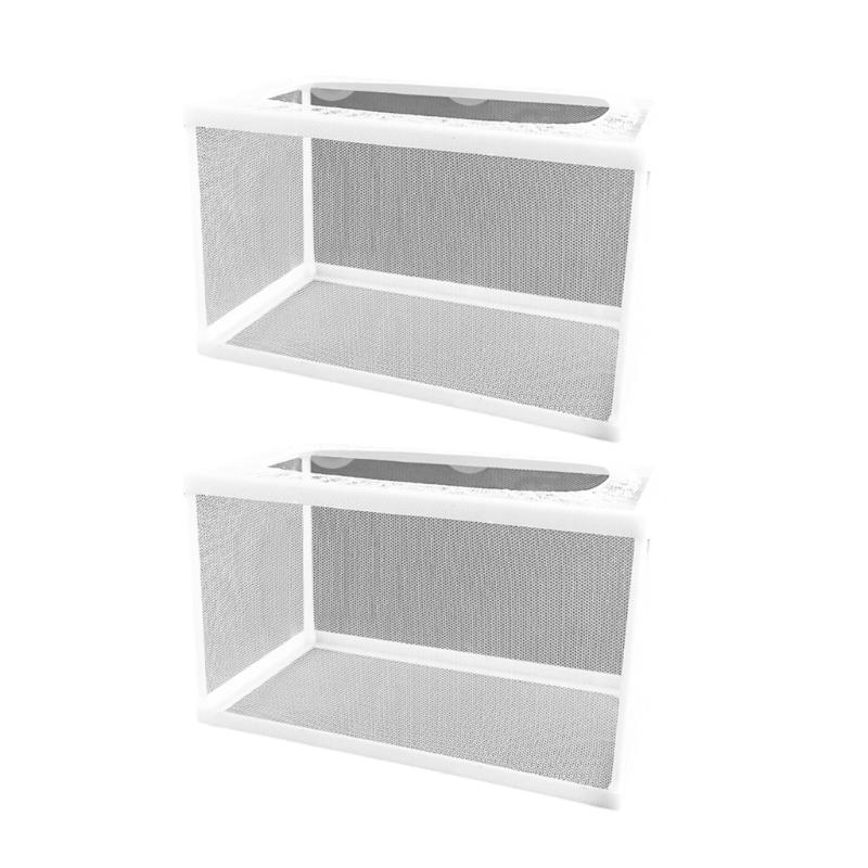 2PCS Aquariums Spawning Box Isolation Container For Fish Breeding Safe Separation Of Aggressive Species And Newborns Fry