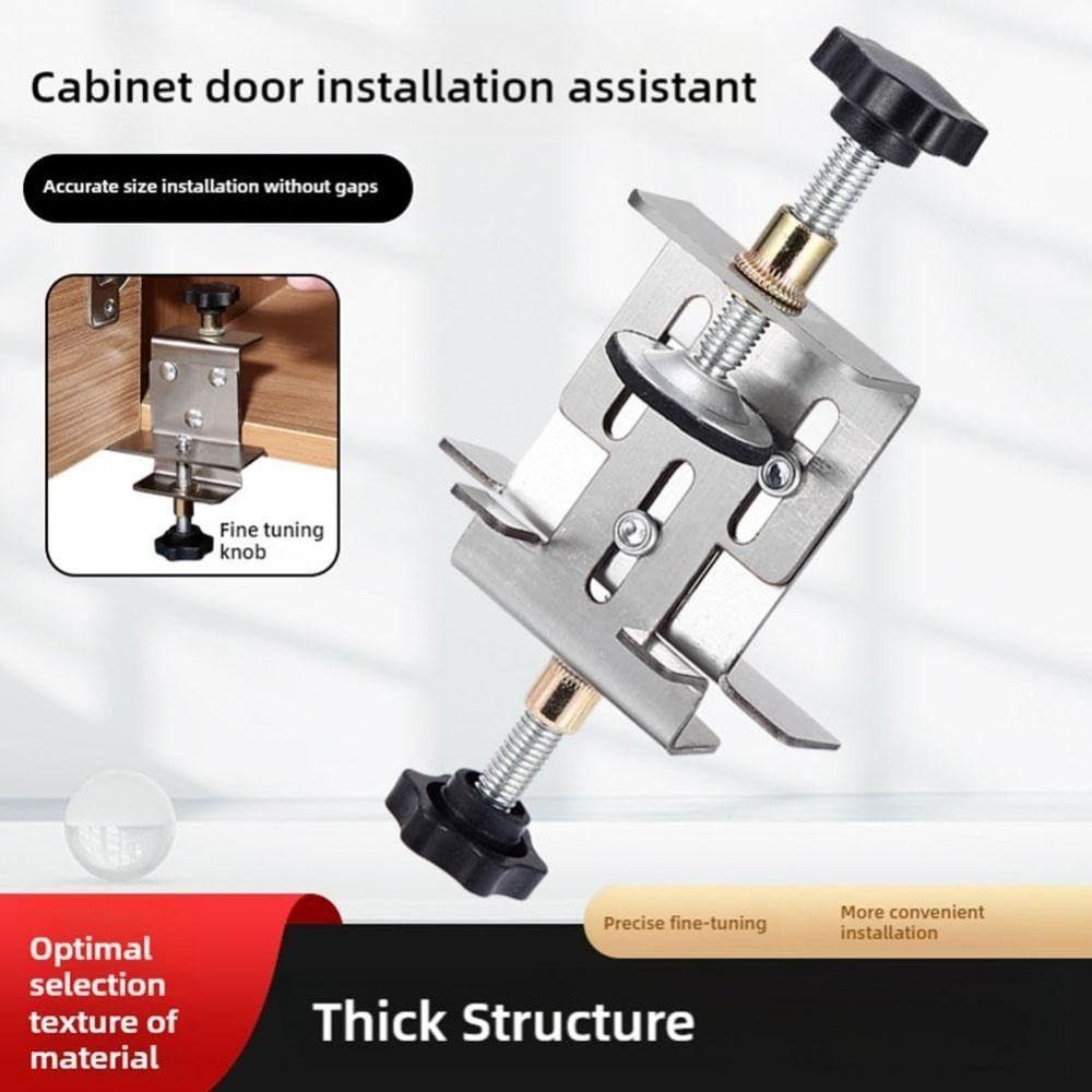 Easily Adjustable Mounting Jig Thickened Cabinet Door Positioning Tool for Most Cabinet Doors