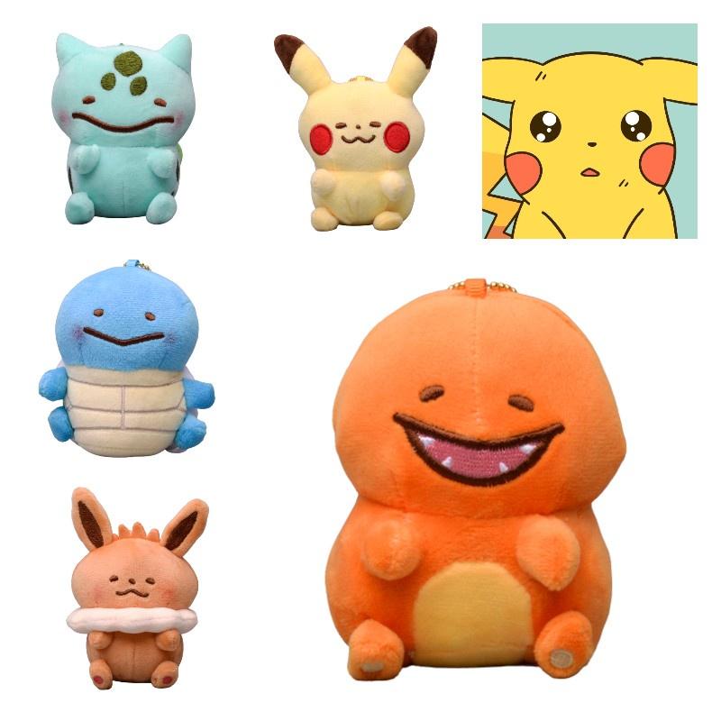 Bulbasaur Squirtle Pikachu Charmander Eevee Pluszowa Zawieszka Brelok