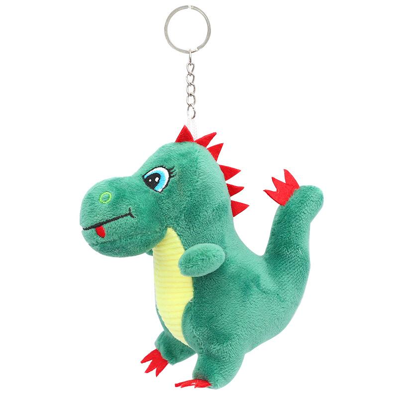 

Плюшевый динозавр, мягкий брелок, ультрамягкая кристальная ткань, украшение для сумки темно-зеленого