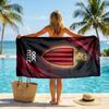 OGC Nice FC print Quick Dry Beach Towel Microfiber Absorbent Portable Travel Swimming Towel