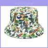 Creative Smiley Face Fisherman Hat Sunflower Print Summer Outdoor Sun Hat For Women