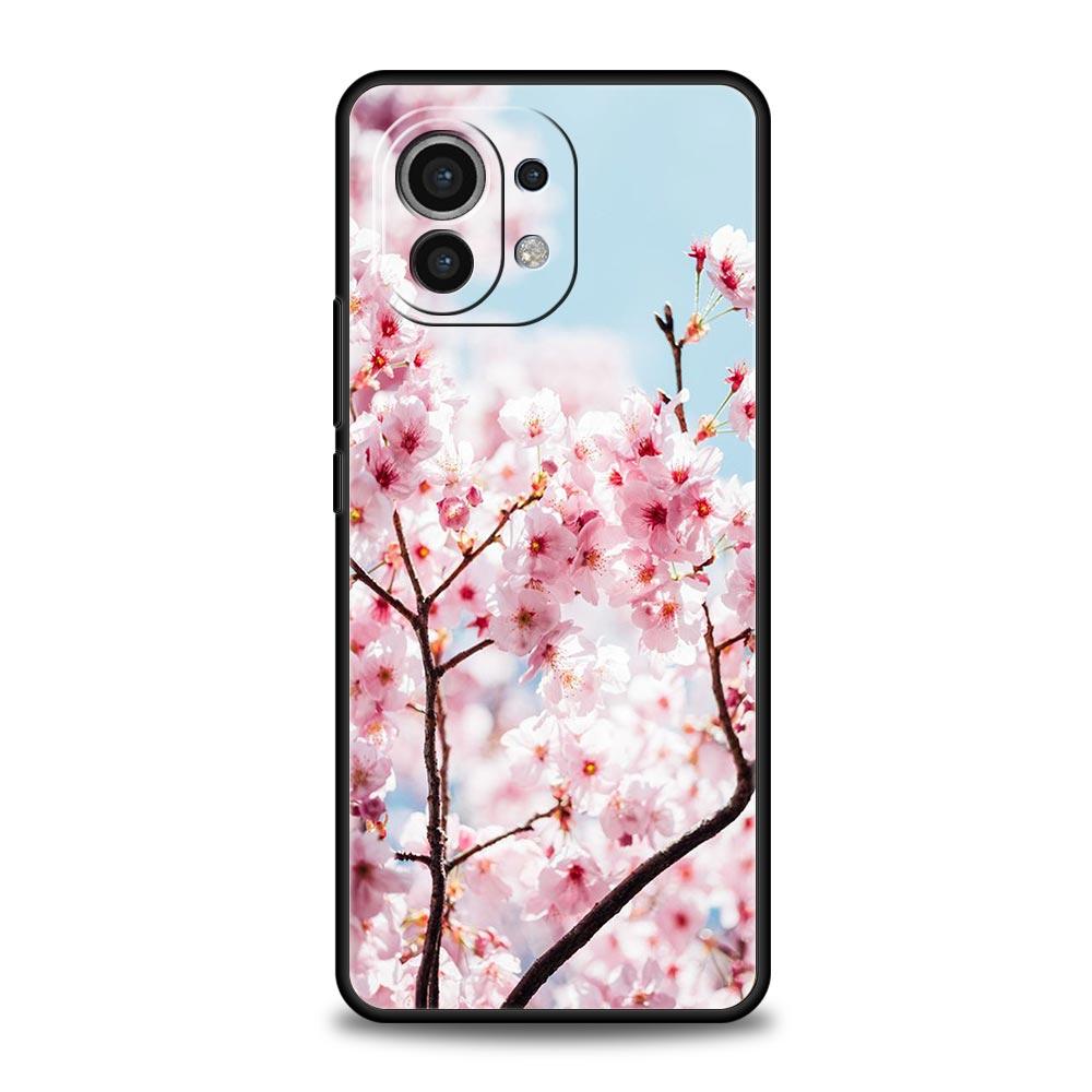 Cherry Blossom Tree Phone Case For Xiaomi 14 13T 12T Pro 12 13 11 Ultra Mi Note 10 Lite 10T 5G 11X Pro 11T 11i 9T Silicone Cover