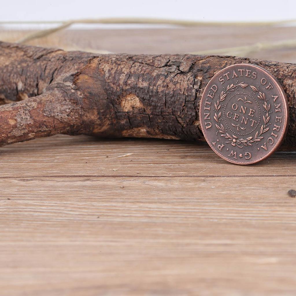 1792 Vereinigte Staaten 1 Cent Messing Vintage Sammelmünze Gedenkmünze