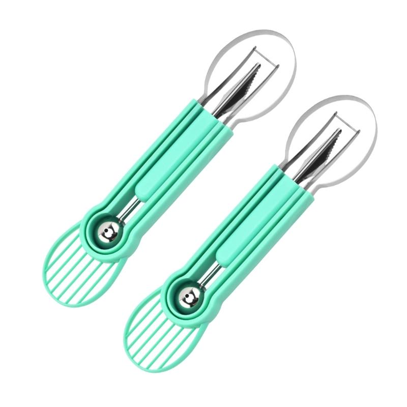 Multipurpose Fruit Sculpting Tool With Ergonomic Grip Stainless Steel Construction Melons Baller Watermelon Cutter