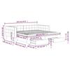VidaXL Daybed with Trundle and Drawers Pink 100x200 Cm Velvet 3196773