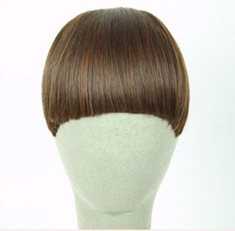 

Заколка Девушки Прямая Челка Наращивание волос Мода Милый Роскошный светло-коричневого