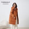 Mark Fairwhale Women's Long Grid Design Down Jacket