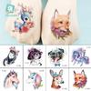 Ruikalong Waterproof Cartoon Tattoo Stickers for Face and Arm - Cute and Disposable