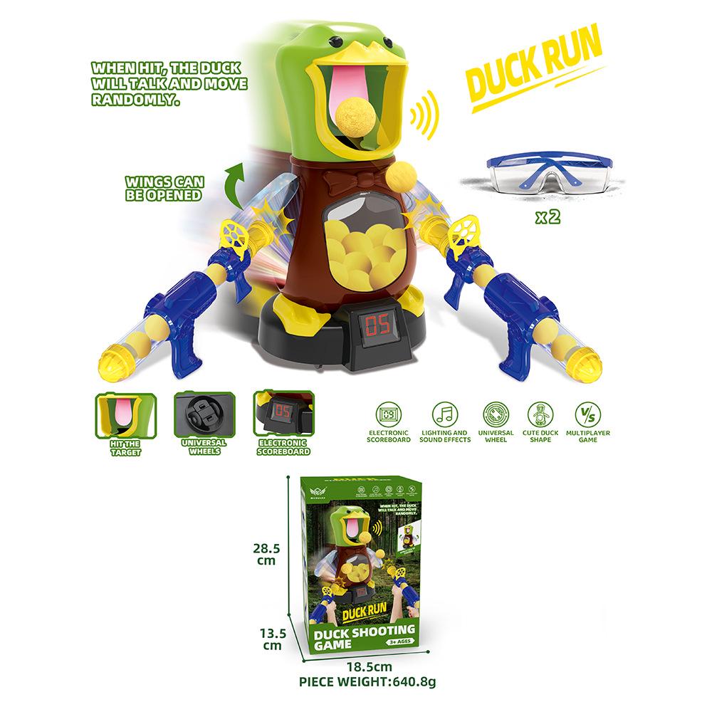 Hit Me Duck Parent-Child Interactive Air Soft Bullet Toy Gun