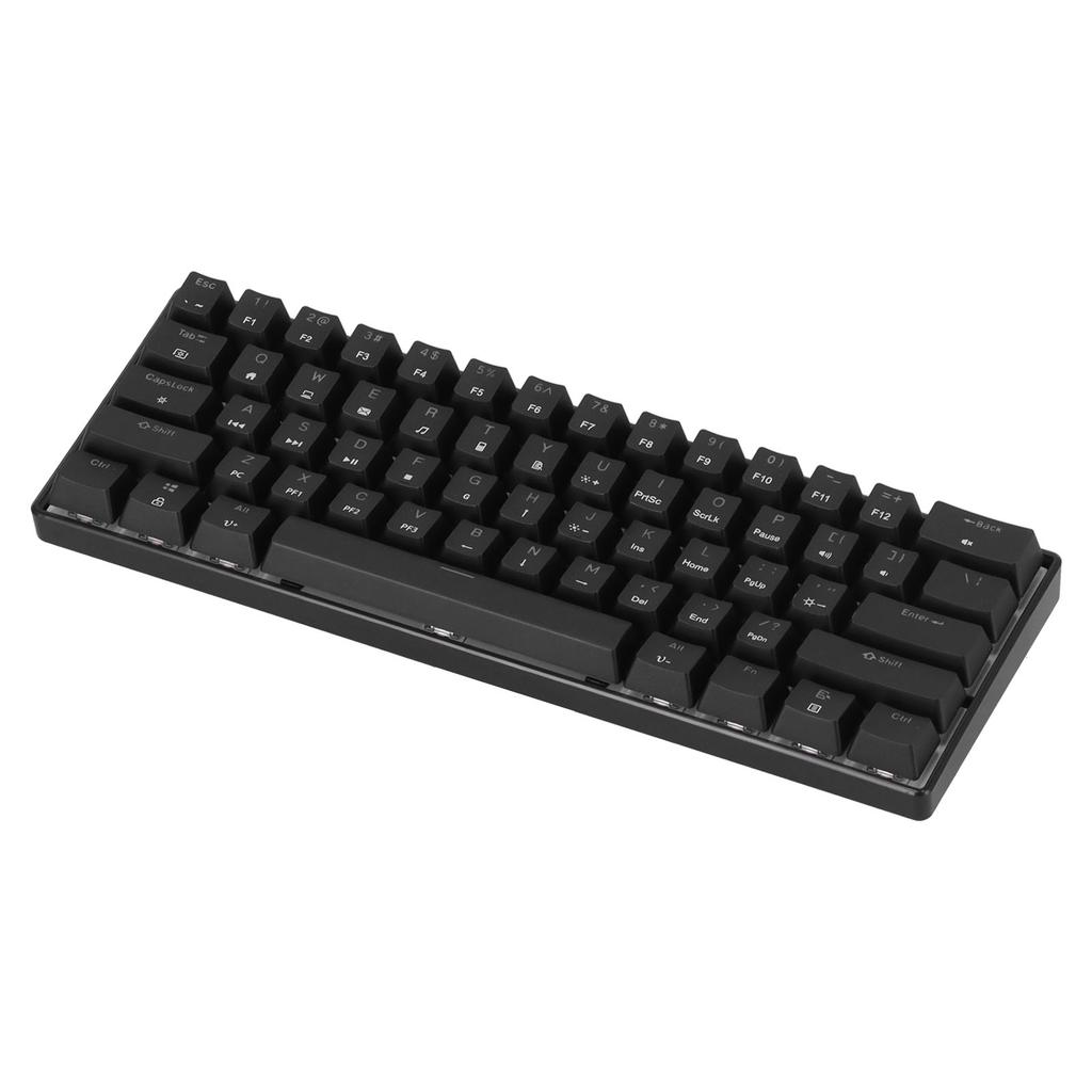 MAGICREFINER Mechanical Keyboard NKey Rollover 61 Keys Mini RGB Gaming Keyboard With 1.6 Meters