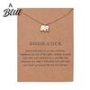 Blessing Pendant Necklace Gold Choker for Women Sun/Butterfly/Owl/Bird Gift Sisters