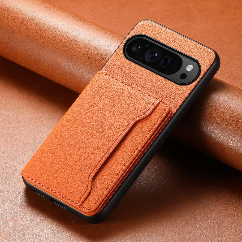 Luxury Phone Case for Google Pixel 10 Pro Xl 9 Pro 9A 8 8A 7 7A 6 6A Magnetic Card Holder Wallet Bracket TPU+PC+PU Leather Cover