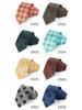Men's Luxury Jacquard Embroidered Tie Gift Set with Custom Logo.