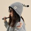 Kids Penguin Knit Hat With Ear Covering Warmth For Toddler Winter Wear
