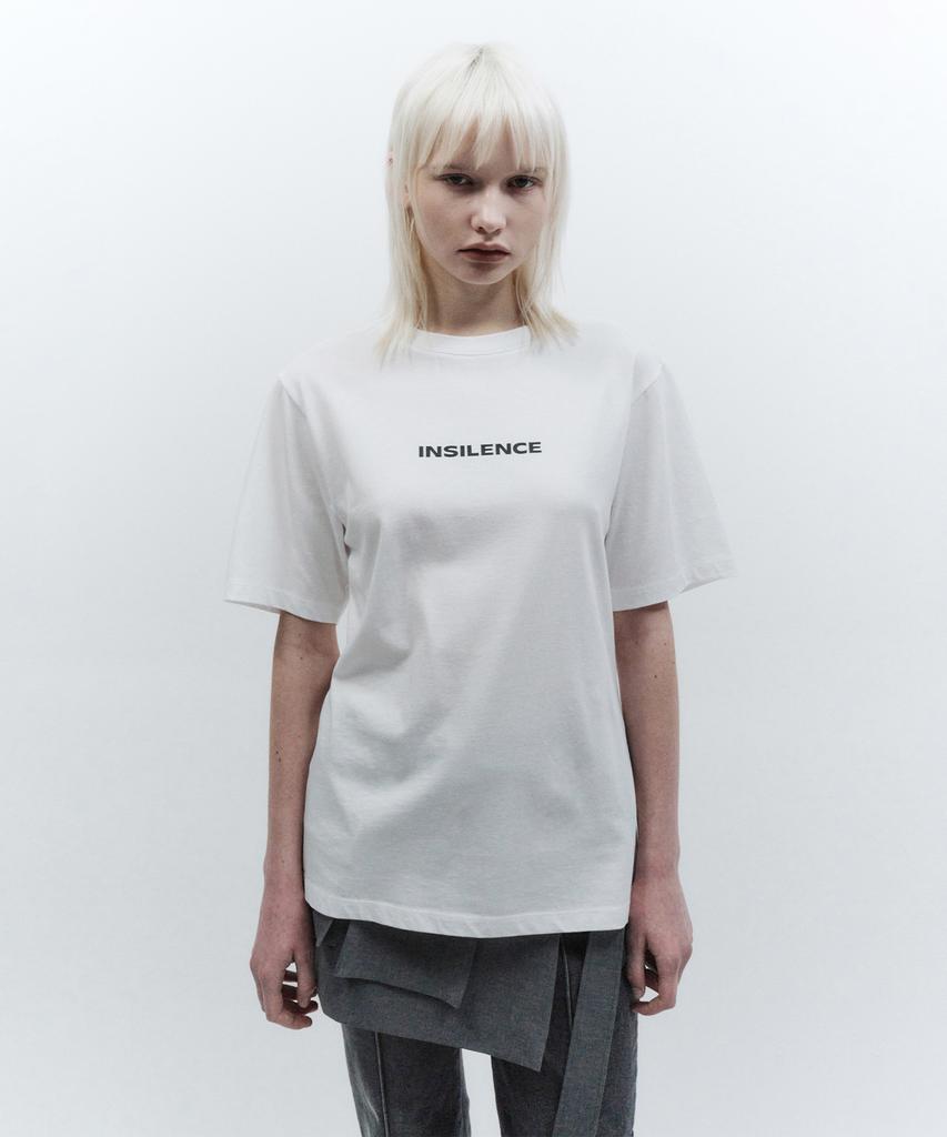 INSILENCE WOMEN Og Logo T-Shirt White