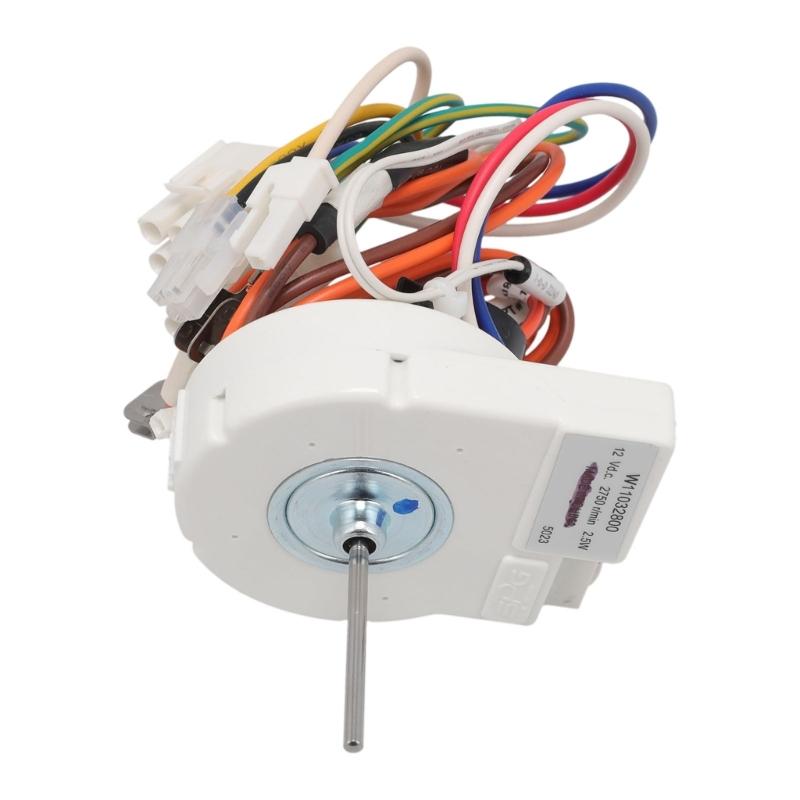 Quiet Refrigerator Fan Assembly for Replace W11032800 Precisions Cooling Component Freezer Condenser Motor Enduring