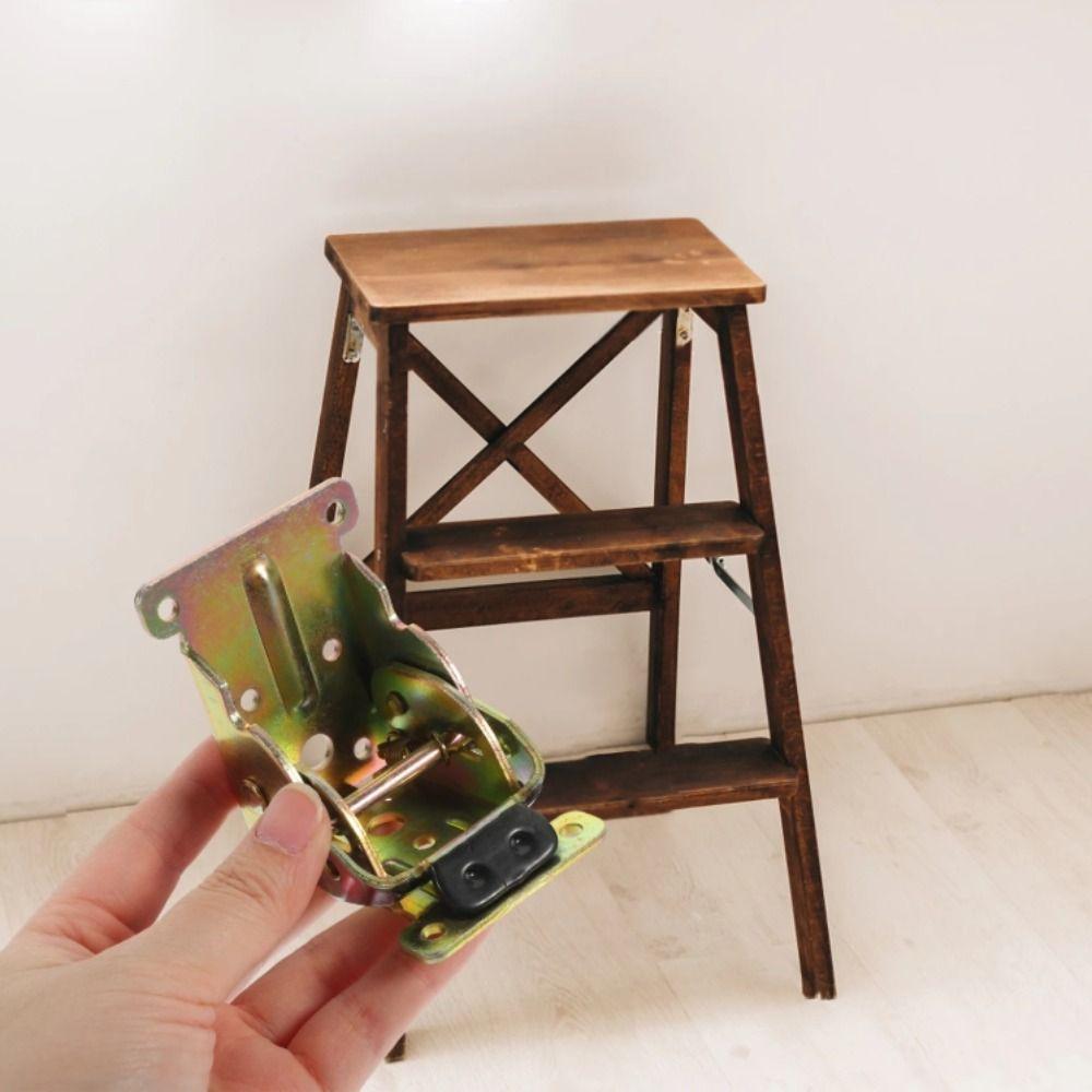 180 Grad Klappbare Industrielle Verriegelungsscharniere Eisenmaterial Mit Schrauben Selbstverriegelnde Scharniere Unsichtbar Faltbar Hohe Tragfähigkeit