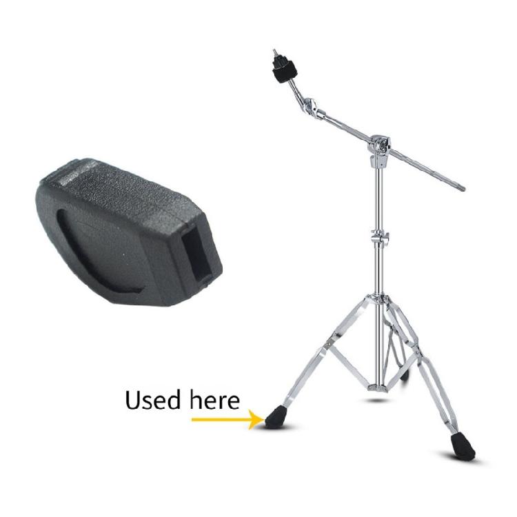 Drum Accessory Foot Pad Vibration Dampener with Enhanced Grip Texture Suitable for Various Drum Stools and Stands