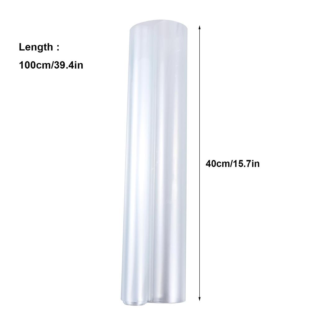 ledmomo Car Protection for Vehicle Scratch and Stain PVC Gloss for Doors and Durable and Easy to Install Film, Transparent, 100x40cm, Protection,