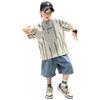 Boys Fashion Short-sleeved T-shirt Set 2025 Summer Children's Leisure Set