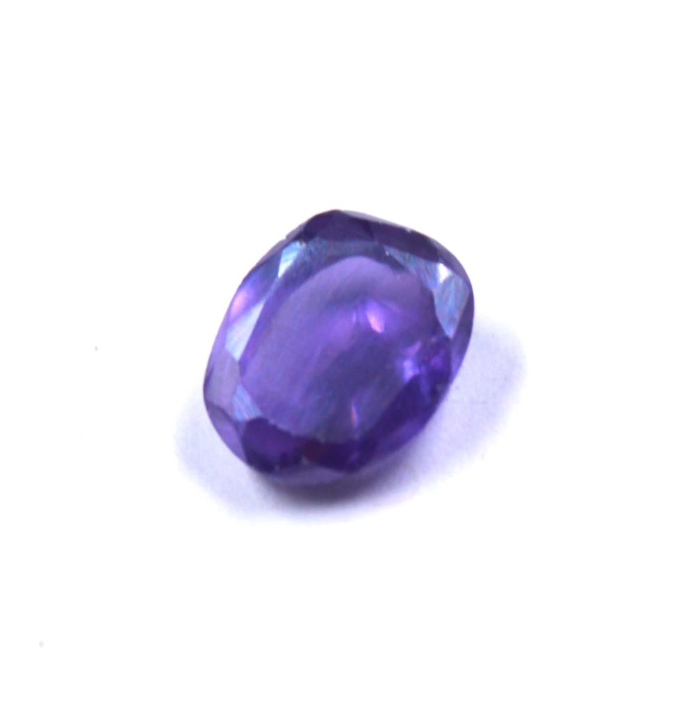 7.60 Carat Awesome Big Offer Oval Shape Kashmiri Purple Sapphire Certified Gemstone SN43