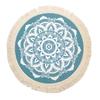 Bohemian Woven Cotton Tassel Placemat & Heat-Resistant Pad