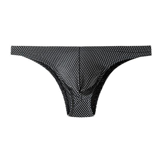 Men Briefs Low-rise Solid Color U-Convex Panties Soft Breathable Comfortable Slim Fit Elastic Underwear Daily Wear